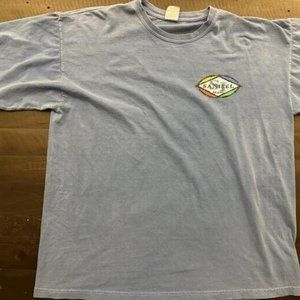 Gildan Retro Sanibel Island Blue XL T-shirt Pre-Owned